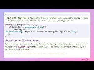 Implementing Back Navigation in Android Fragments using Kotlin
