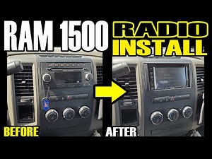 2009 - 2012 RAM 1500 KENWOOD RADIO INSTALL - WITH METRA PARTS