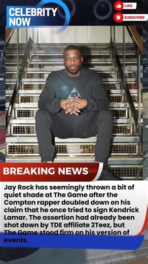 Jay Rock Fires Back With Subtle Shade At The Game Over Kendrick Lamar Remarks