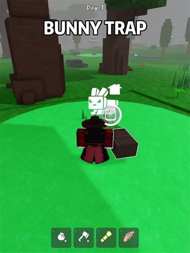 bunny trap #roblox #99nightintheforest
