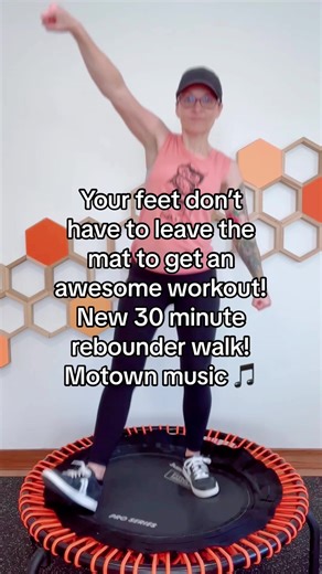 **NEW** Motown Rebounder Walk Workout #reboundingfitness #rebounder #rebounderworkout #reboundingfitness #rebounding #trampolineworkout #trampolinefitness #minitrampoline #earthandowl #lowimpact #seniorliving #senioractivities #seniorfitness #seniorworkout #beginnerworkout #workoutroutine #workoutinspiration #workoutmotivation #cardio #cardioworkout #walk #walking | Earth & Owl