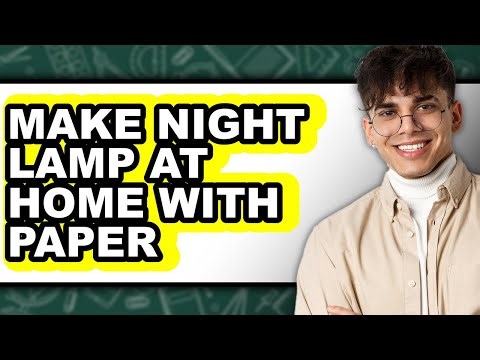 How to Make Night Lamp at Home with Paper (only Way)