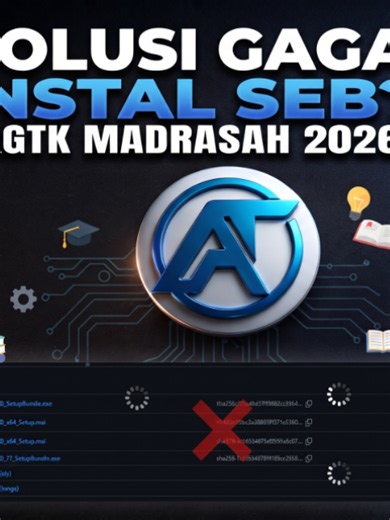 SOLUSI GAGAL INSTAL SEB? AKGTK MADRASAH 2026 Mengalami kendala atau error saat proses instalasi Safe Exam Browser (SEB) untuk persiapan AKGTK Madrasah 2026? Jangan panik! Di video ini, kita akan membahas tuntas penyebab utama kenapa SEB gagal diinstal di laptop/PC beserta langkah-langkah solusi paling ampuh agar aplikasi bisa berjalan normal kembali. Pastikan tonton video ini sampai habis agar tidak ada langkah penting yang terlewatkan! #AKGTKMadrasah2026 #SafeExamBrowser #SolusiGagalInstalSEB #