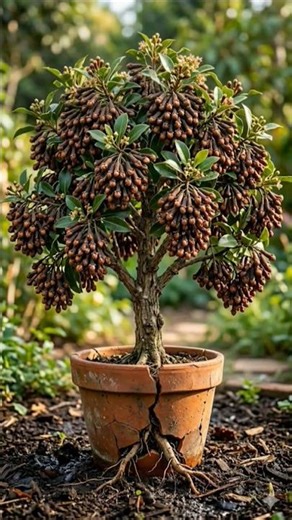 Giant Cloves Growing From a Pot? 🌱 Shocking Garden Experiment #shorts