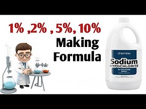 Hypochloride making formula I sodium hypochlorite use