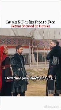 FatVius New Scene || Fatma Shouted at Flavius || Flavius Truth Revealed #kurulusorhan #love #shorts