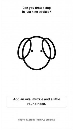 How to Draw a Dog in 9 Simple Strokes ✏️