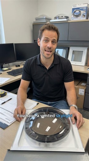 Why Your Skylight Dome Is Bigger Than The Ceiling Opening | Vented Skylight Explained