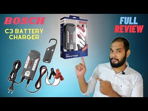 Bosch C3 Car & Battery Charger Complete Review & Demo | Charge at Your Home | Full in Hindi -DNA 365
