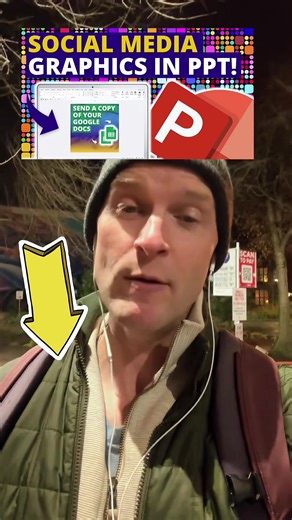 Head over to my YouTube channel to see how you can use PowerPoint for social media graphics #youtube #powerpointtutorial #powerpoint #microsoft