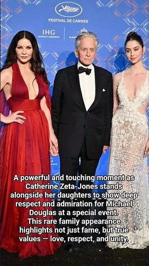 Michael Douglas Honored by His Family ❤️ A Moment of Pure Respect & Love #hollywood #michaeldouglas