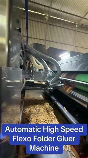 Automatic High Speed Flexo Folder Gluer Machine Running in Thailand! #carton #thailand #flexo #pack
