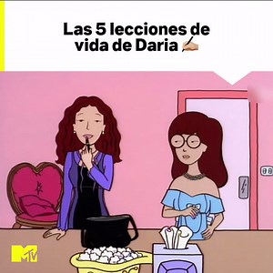 📝 Tomen lápiz y papel para anotar estas 5 lecciones de cómo afrontar la vida como toda chica experta en sarcasmo… No dejés de mirar #Daria por MTV y #ParamountPlus 💋 | MTVLA
