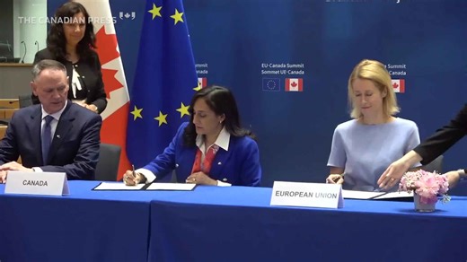 Canada signs new security and defence partnership with Europe