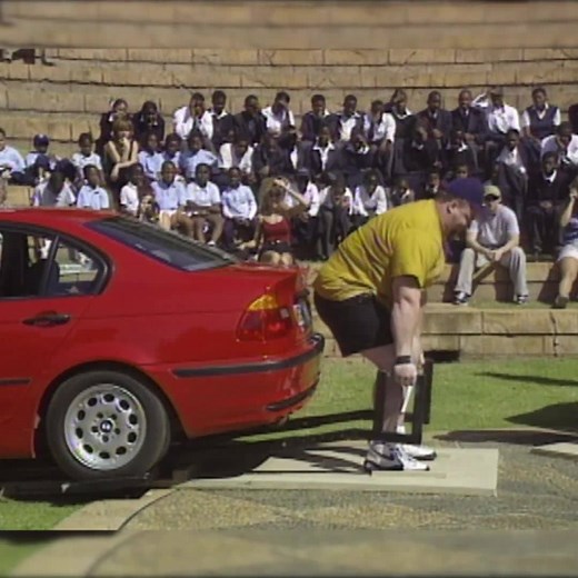 How long can the Strongmen deadlift an entire car? They're about to find out! | SBD World’s Strongest Man