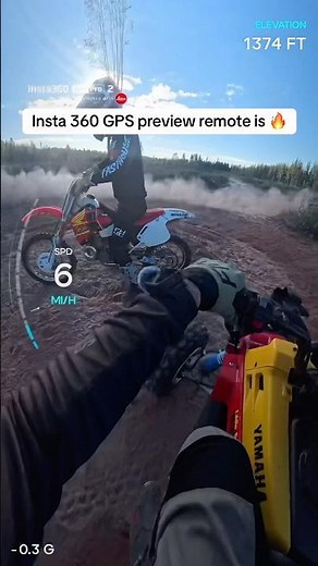 Insta 360 has a gps preview remote that has an integral mic and gps telemetry overlay ‪@insta360‬