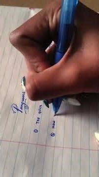 Pangrams: a sentence that contains every letter of the alphabet #pangram #handwriting #penmanship