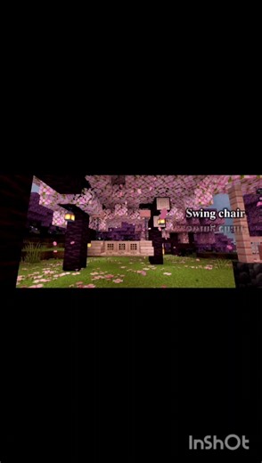 Minecraft 🤯 Swing chair 🤯 Working #Youtube shorts