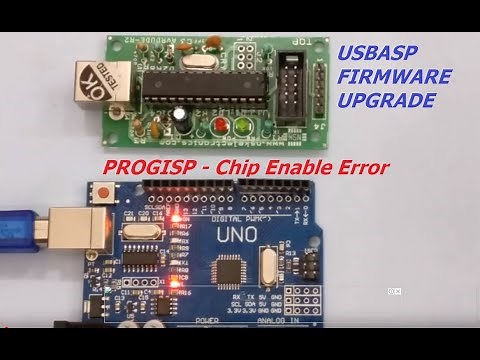 USBASP CHIP ENABLE ERROR - FIRMWARE UPGRADE SOLUTION