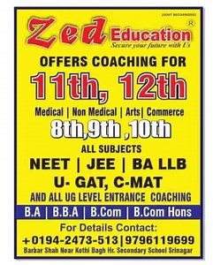 Why choose us 1 - Best campus and highly qualified and experienced faculty with experience of more than 10 years. 2 - One of the pioneer institute in valley with more than 22 years of excellence in education and results. 3 - Last year we bagged 6 positions in jkbose 12th examination. 4 - We have bagged more than 35 positions in jkbose examination with hundreds of distinctions and thousands of first divisions. | The Nawakadal | Facebook