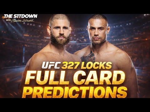 UFC 327 LIVE: Full Card Predictions + LOCKS 🔒 (Fight Night Breakdown)