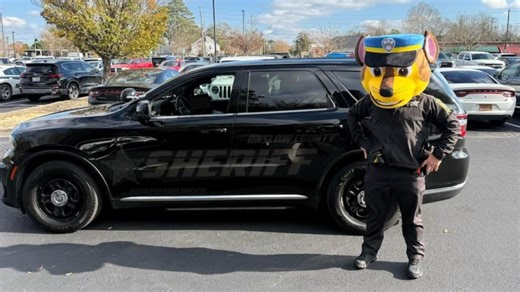 Chase is on the case: NC deputies recover giant 'Paw Patrol' mascot head