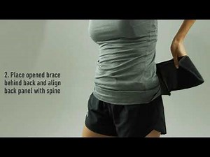 Zamst ZW-5 Back Brace | Application Tutorial