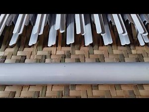 Bamboo mat making machine