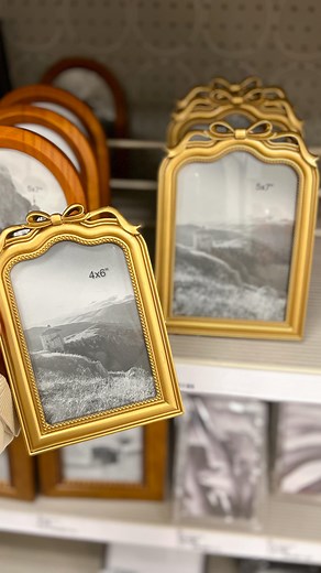 23K views · 89 reactions | I love a pretty find  These picture frames are beautiful and also make a great gift for your love ones when you add a family photo to it! Check my stories or LTK for the  #targethome #targetstyle #targetrun #shopwithme #targetmom #targetaddict #targetfinds #targetstyle #giftsforgrandma #target #targetshopping #newhomeowner #coquette #girlygifts #giftformom #giftideasforher #pictureframe #newattarget #targetdollarspot #holidayphotos | Target Junkie | Facebook