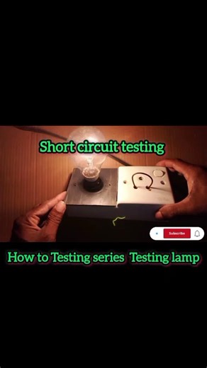 How to checke series testing lamp #diyprojects