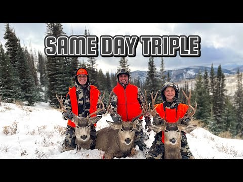 Utah General Season Deer Hunt - 2021 - THREE BUCKS IN ONE DAY!