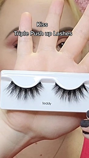 Kiss Teddy Lashes Review & Try-On | Best Drugstore False Lashes