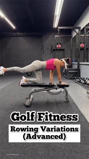 Incorporate these ROWS into your GOLF FITNESS workout! 📌 SAVE to try later and SHARE with a friend! These rowing variations will help you work on your pulling strenght while also challenging your core stability. Try them during your next workout and let me know what you think! Outfit details: Tights by Top by Shoes by #golf #golffitness #golfswing #golfer #golfworkout #mytpi | Fit Golfer Girl