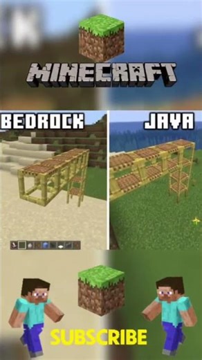 Part..70...Java vs Bedrock–🏆The BIG Differences Explained! #minecraft