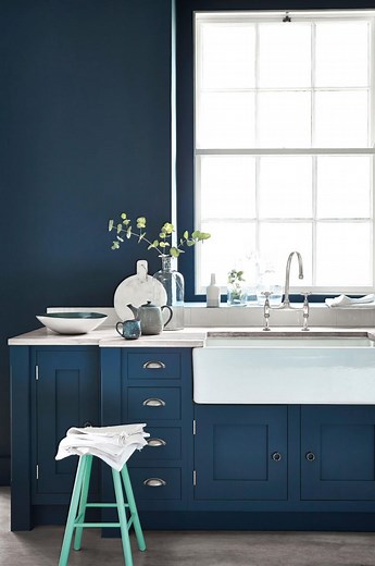 Buy 'Hicks' Blue' Dark Blue Paint Online | Little Greene