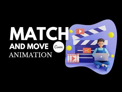 How To Use Match and Move To Get Smooth Animation (Canva Video Editor Tutorial)