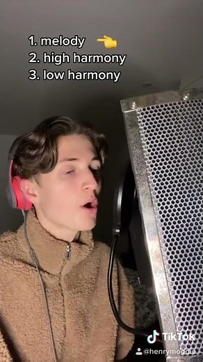 Overwhelmed song 3 layers Melody, high harmony and low harmony