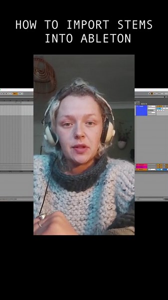 The quickest & easiest way to import stems into Ableton #ableton #abletonlive #musicproducer