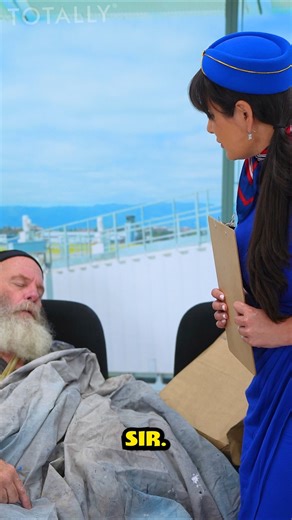 Homeless Man living at Airport. | Totally Studios