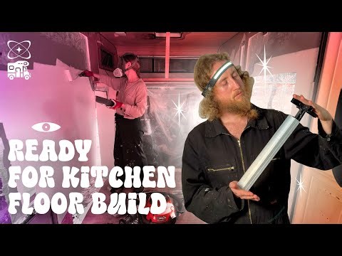 Fiat Ducato 1985 Van Rebuild | Ep. 4 Kantoflex Floor Frame Build