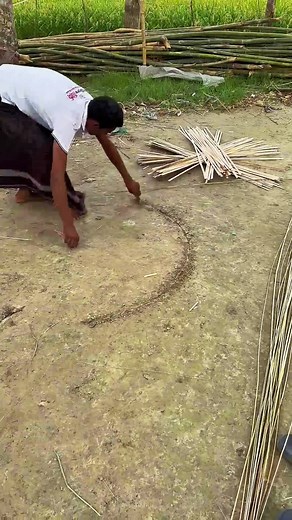How to Make a Big Bamboo Basket | Traditional Weaving Art