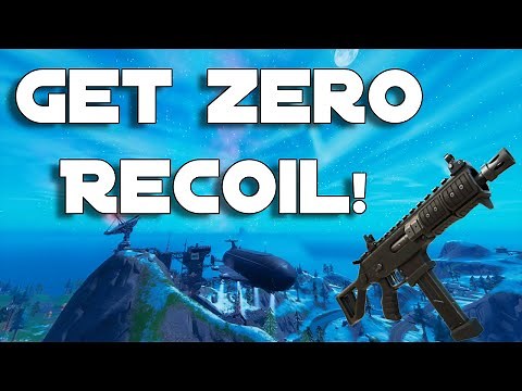 How To Get ZERO Recoil on SMGs! - Fortnite Battle Royale