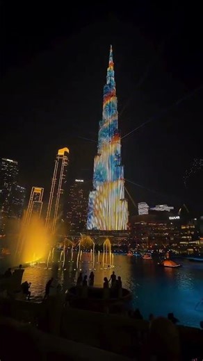 the beauty of the glittering night in Dubai #explore #dubai #landscape #views #travel #firewood