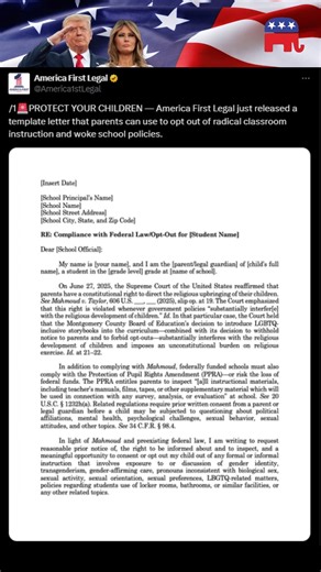 The America First Legal team has come up with the PPRA Parent Toolkit! This tool kit helps you protect your children from the woke's new religion for the sexually fluid being taught in Minnesota Public Schools. Go to their website and get all the information and tools you need to protect your children. https://aflegal.org/resource/ppra/ | Lyon County MN Republicans | Facebook