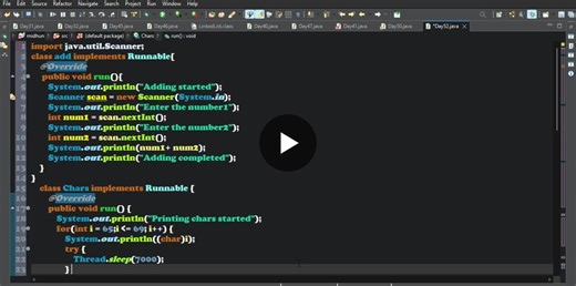 #java #multithreading #codingjourney #javadeveloper #programming #learndaily #100daysofcode | MIDHUN M