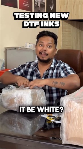 Boom Enterprise on Instagram: "DTF Ink Vendor Comparison: Testing New Ink Samples We discuss testing new DTF ink from two different vendors, exploring their claims about sediment and white ink quality. I plan to experiment with these inks on my personal DTF printer, print on T-shirts, and share the results after keeping the printer closed for several days. #dtf #dtfprinter #dtfprint #dtftransfers #customprint #customprinting #customized #customizedtees #customised #customisedtshirts #customizedt