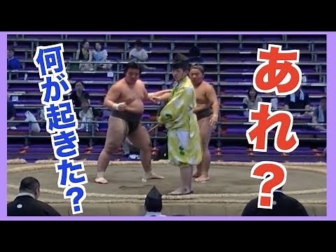 SUMO Happening immediately after the start! A newcomer 's boss made an unusual mistake!