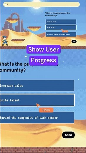 How to add a progress bar in Genially