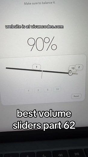 Best Volume Sliders Part 62 (Weights)