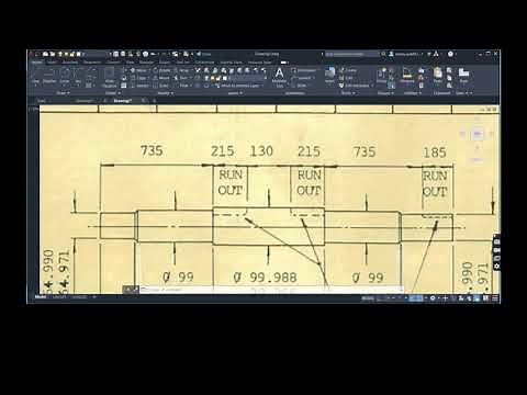 AutoCAD develop the Shaft drawing tutorial